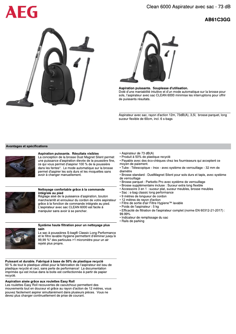 Página 1 del manual Manual de usuario AEG AB61C3GG