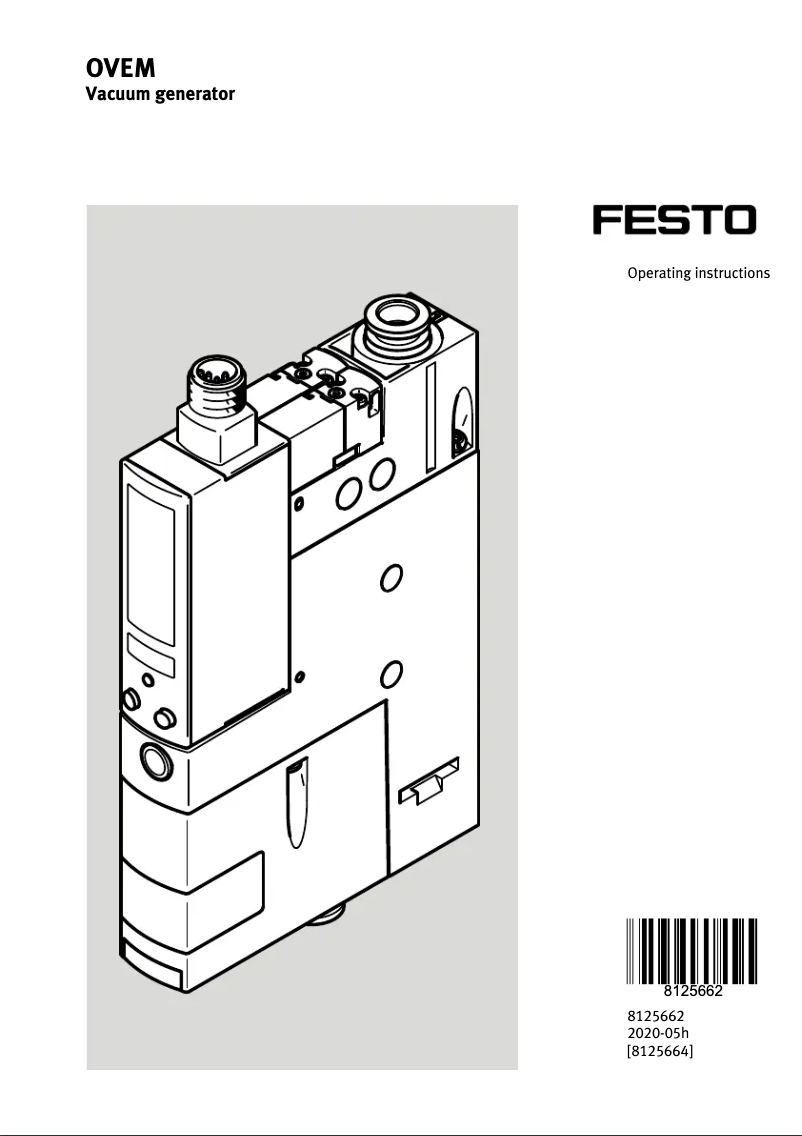 Page 1 de la notice Manuel utilisateur Festo OVEM-10-H-B-QO-OE-N-2N