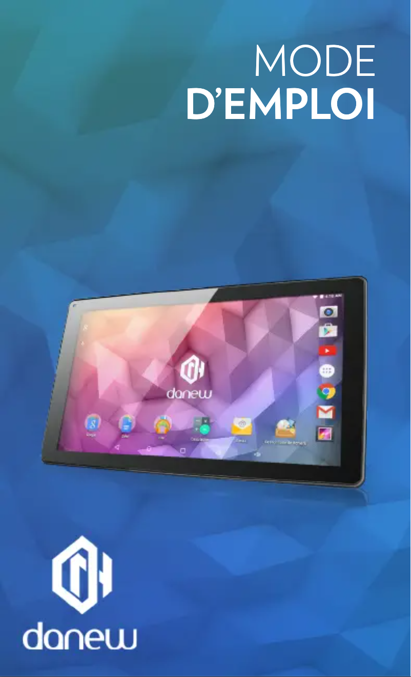Page 1 de la notice Manuel utilisateur Danew Dslide 1014