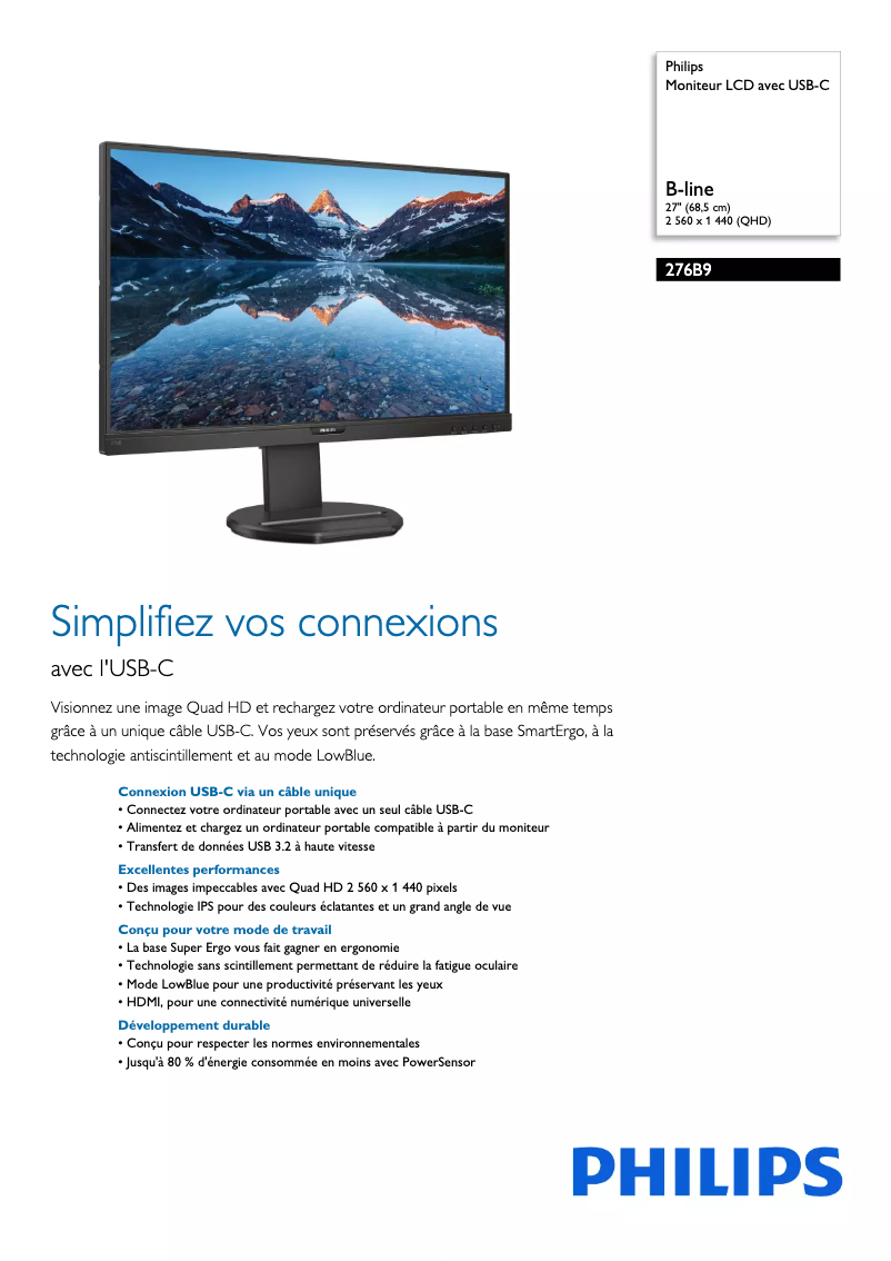 Image de la première page du manuel de l'appareil 276B9