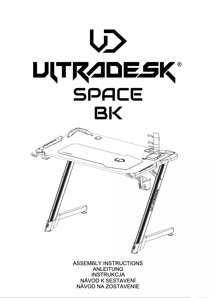 Page n°1 - Manuel utilisateur Ultradesk Space