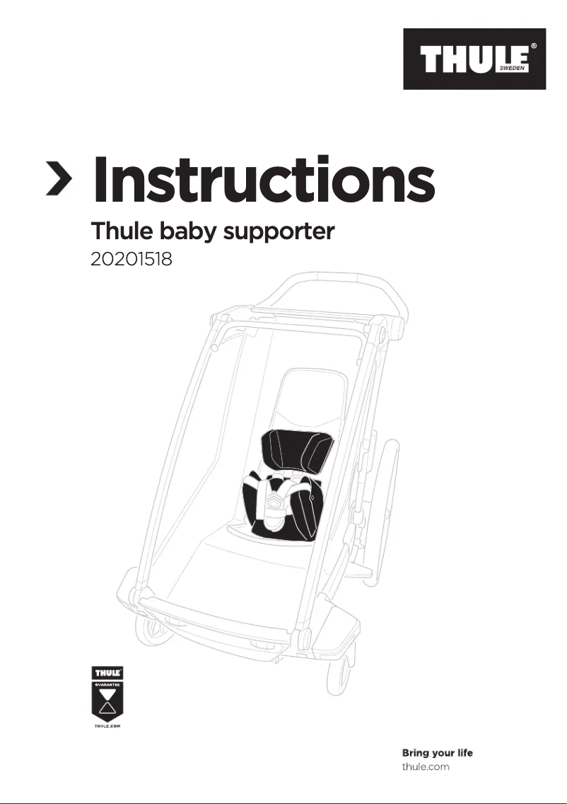 Page 1 de la notice Manuel utilisateur Thule Baby Supporter