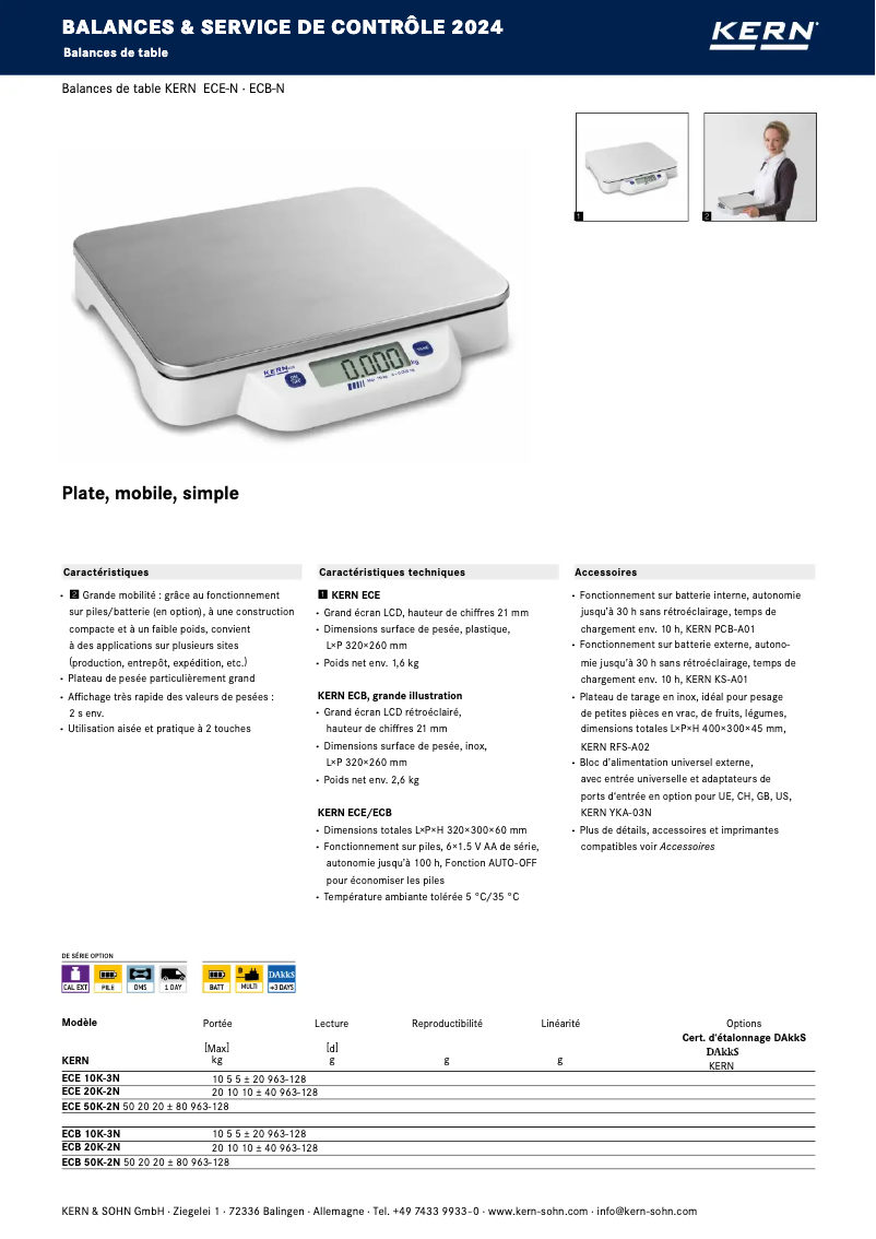 Image de la première page du manuel de l'appareil ECE 20K-2N
