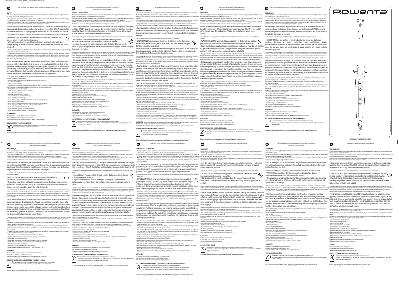 Page 1 de la notice Manuel utilisateur Rowenta Curler Elite CF2112