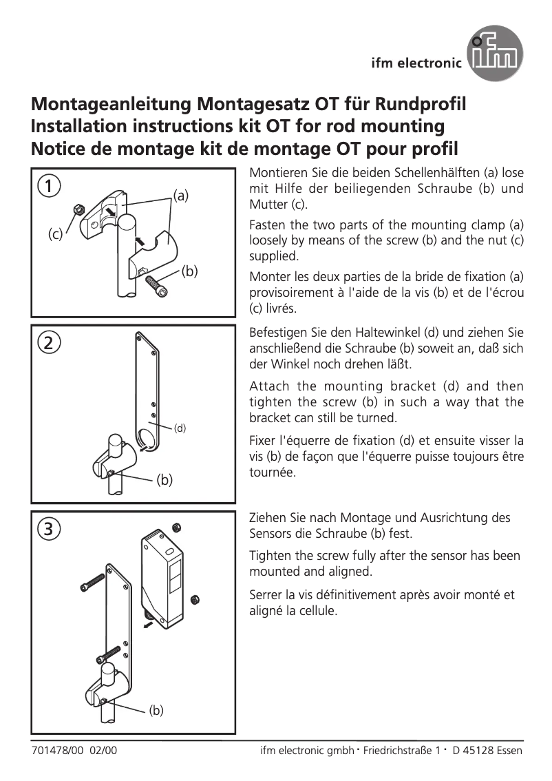 Page n°1 - Manuel utilisateur IFM E20890