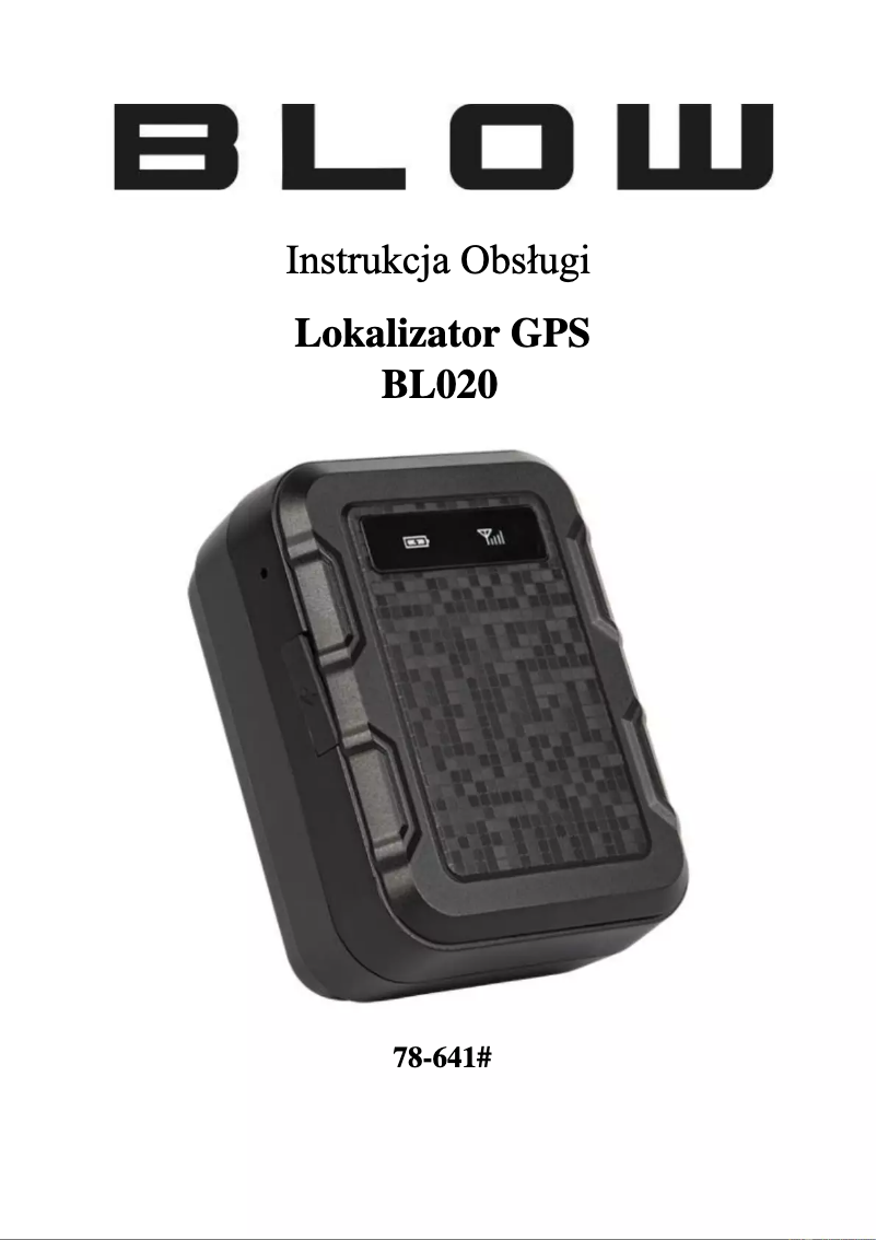 Page 1 de la notice Manuel utilisateur BLOW BL020