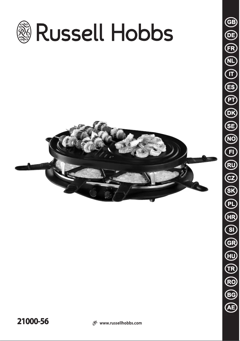 Page 1 de la notice Manuel utilisateur Russell Hobbs 21000-56