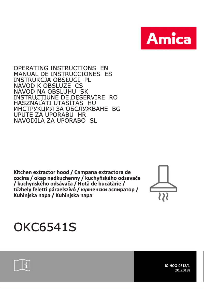 Página 1 del manual Manual de instrucciones Amica OKC6541S