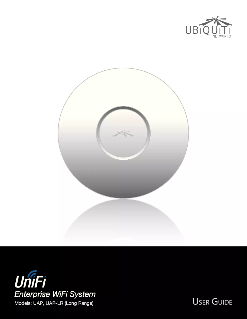 Image de la première page du manuel de l'appareil UniFi UAP