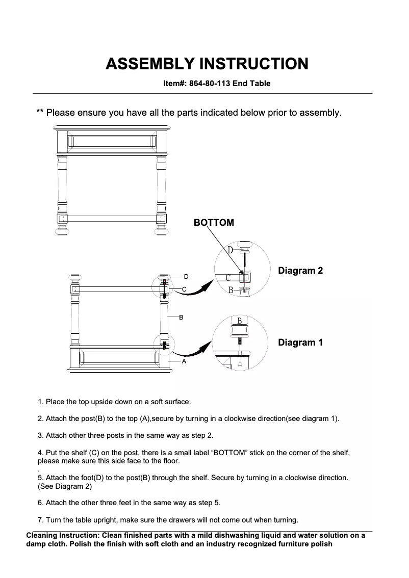 Page 1 de la notice Manuel utilisateur Hooker 864-80-113