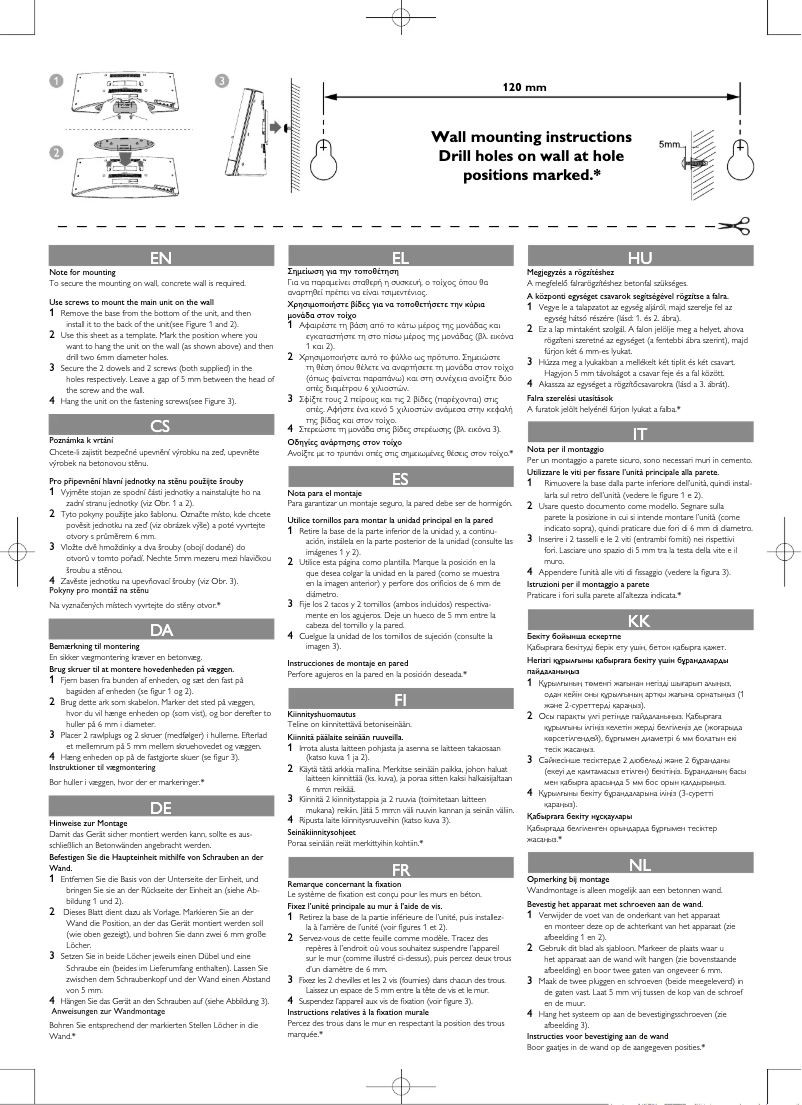 Image de la première page du manuel de l'appareil DCM3260