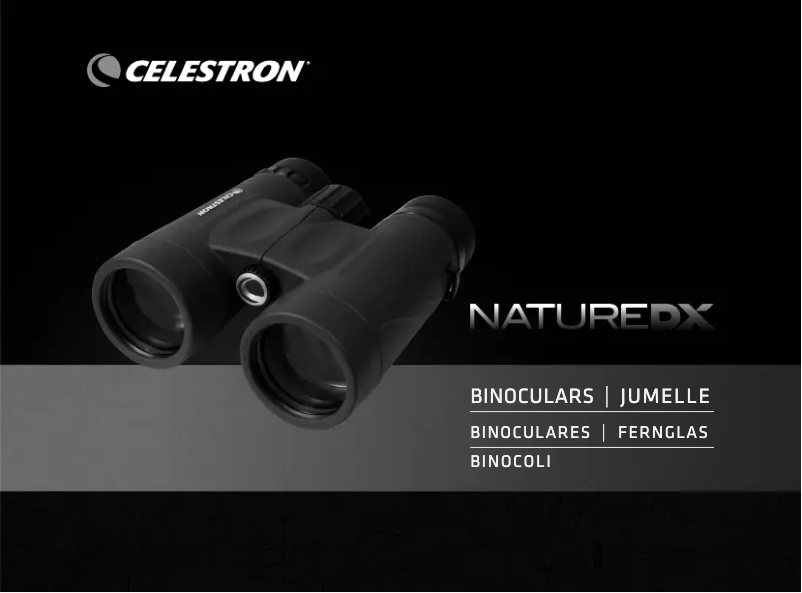 Page n°1 - Manuel utilisateur Celestron Nature DX