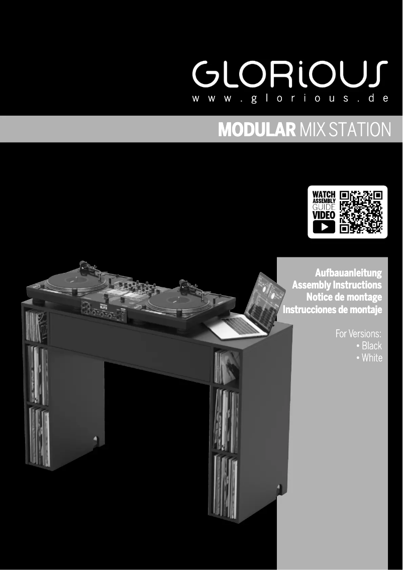 Page n°1 - Manuel utilisateur Glorious Modular Mix Station
