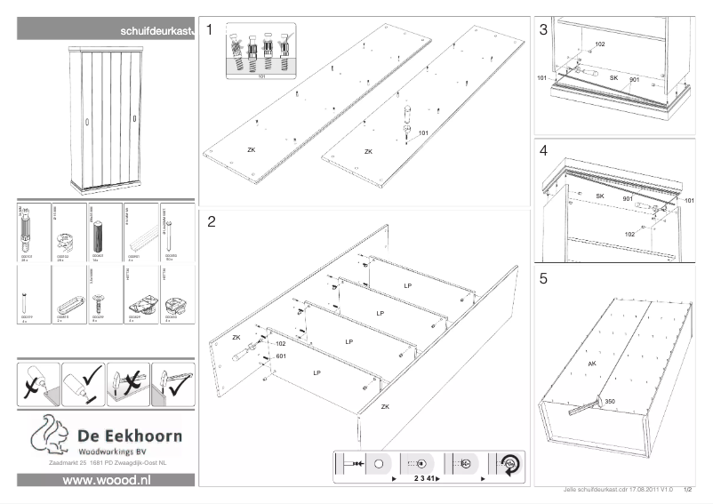 Page n°1 - Manuel utilisateur WOOOD Jelle