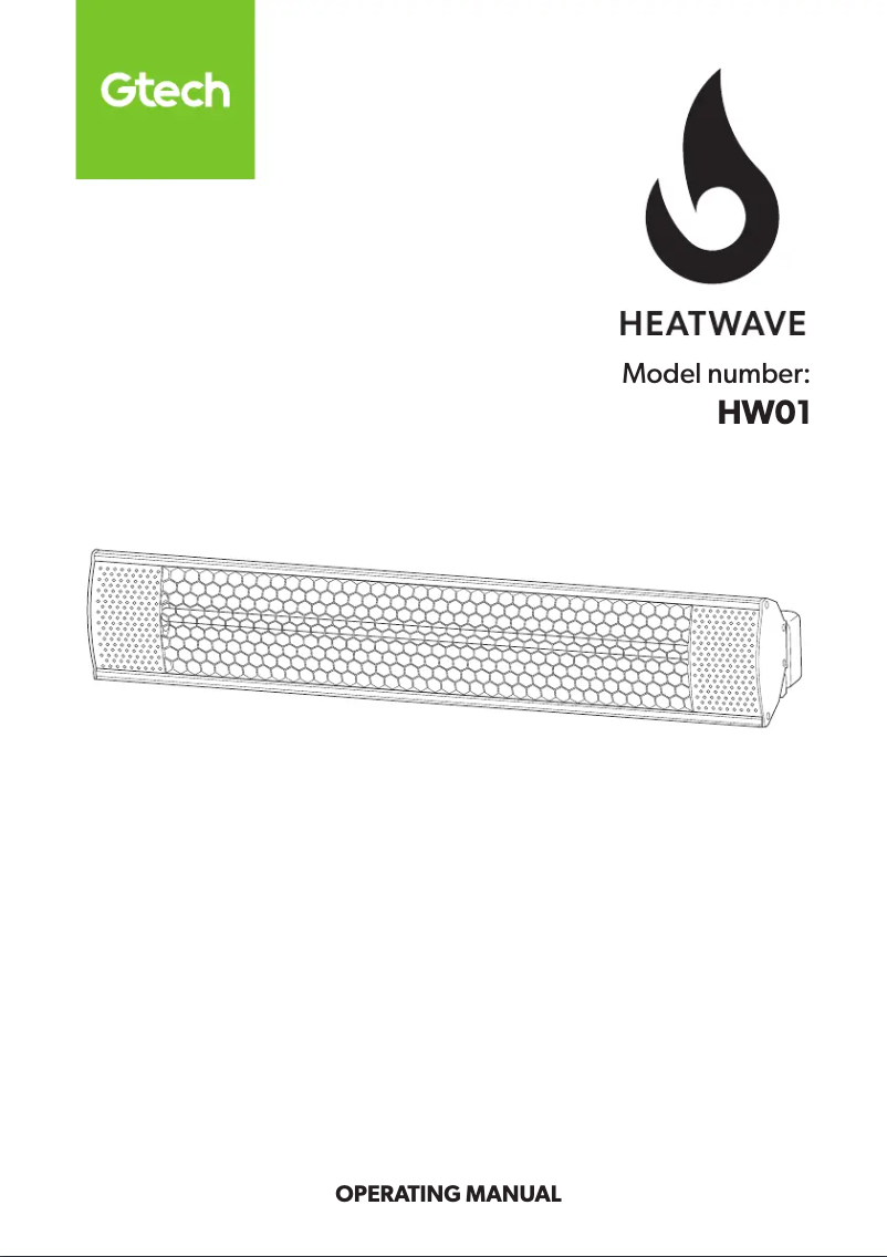 Image de la première page du manuel de l'appareil HeatWave HW01