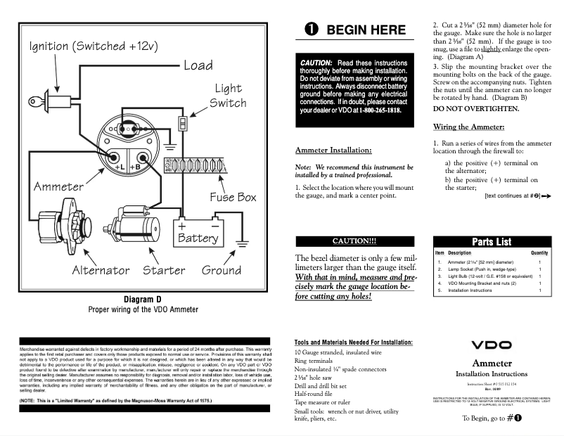 Image de la première page du manuel de l'appareil 190-903