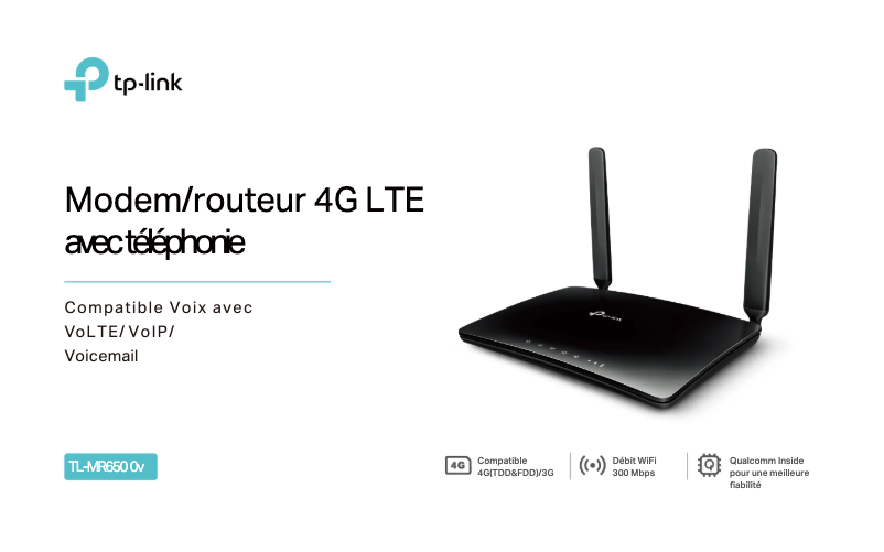 Page n°1 - Manuel utilisateur TP-Link TL-MR6500v