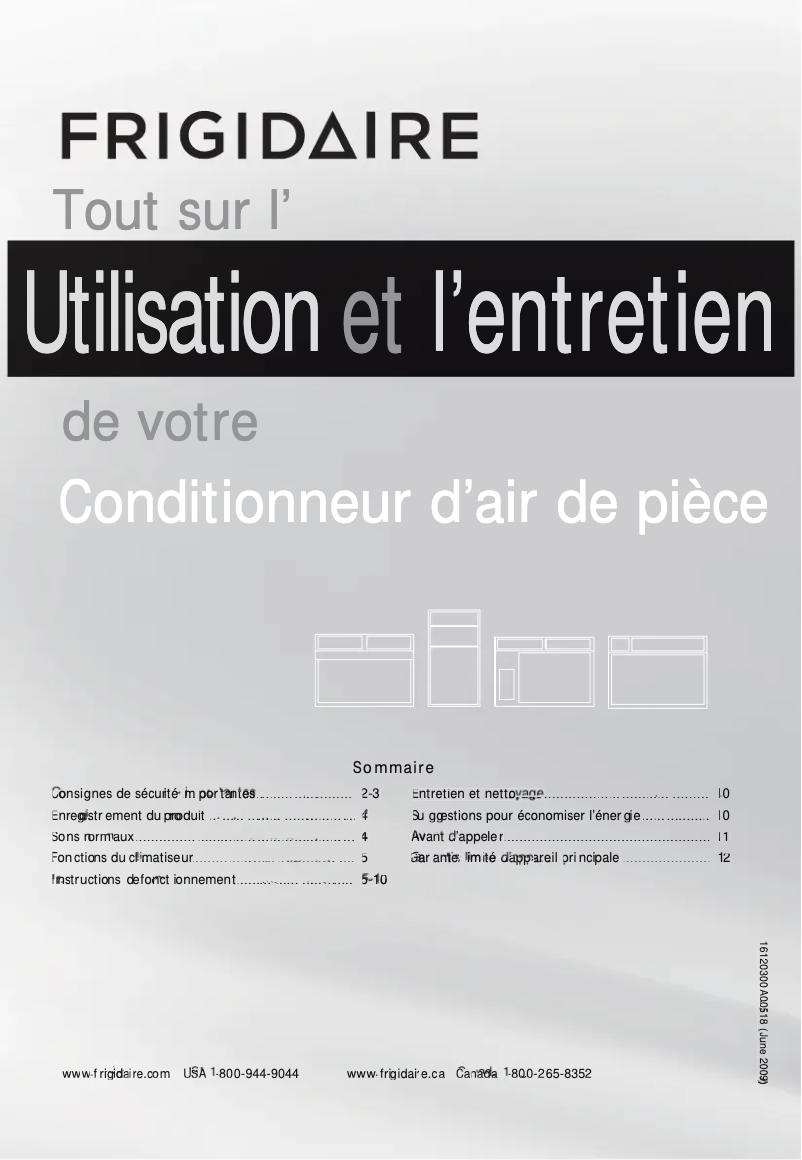 Image de la première page du manuel de l'appareil FFRS0833Q1