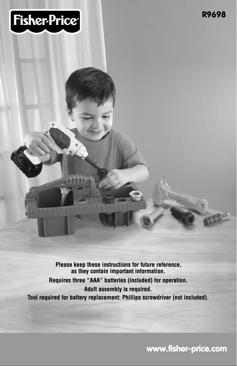 Page n°1 - Manuel utilisateur Fisher Price R9698