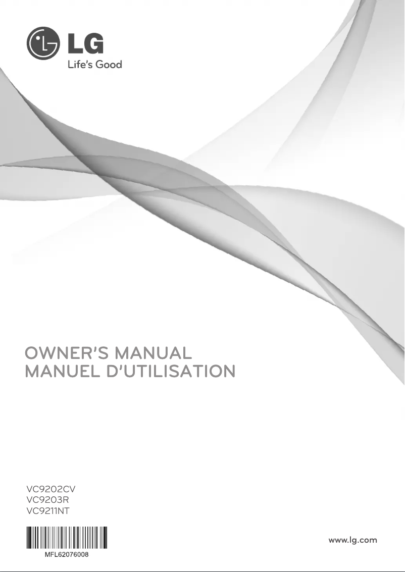 Image de la première page du manuel de l'appareil VC9211NT