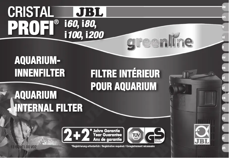 Page 1 de la notice Manuel utilisateur JBL CristalProfi i100