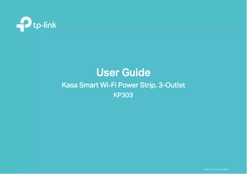 Page n°1 - Manuel utilisateur TP-Link KP303