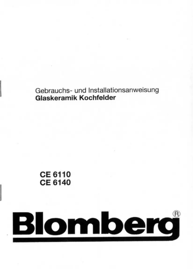 Image de la première page du manuel de l'appareil CE 6110