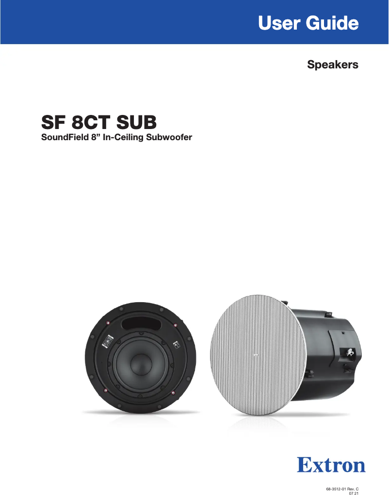 Image de la première page du manuel de l'appareil SF 8CT SUB