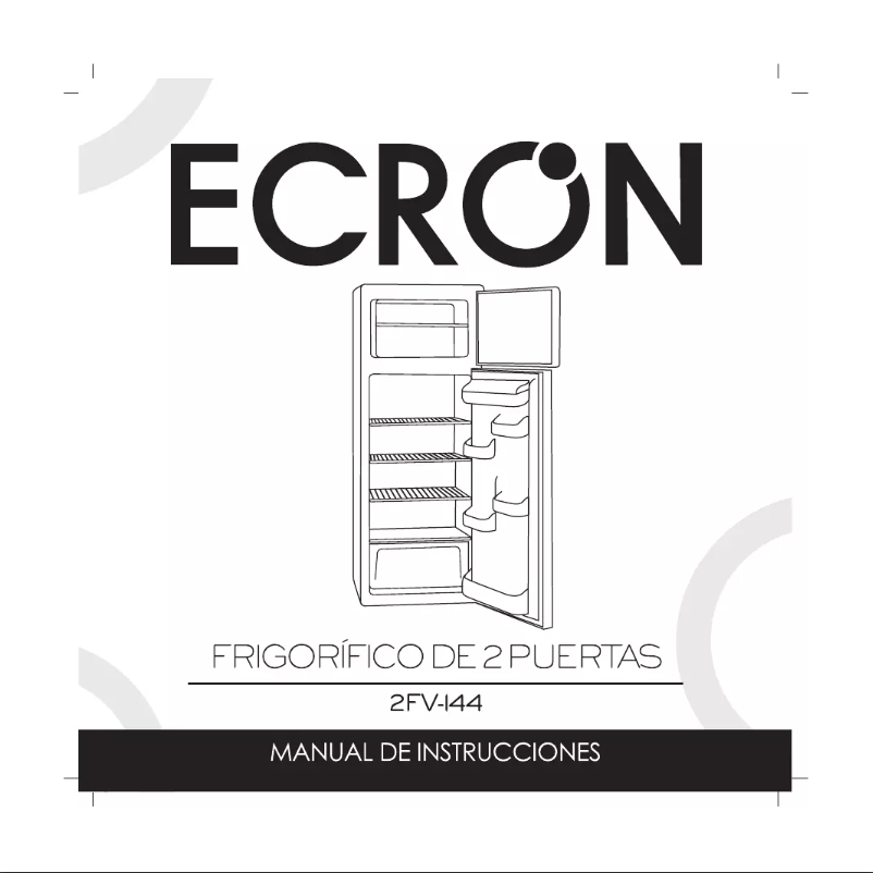 Page 1 de la notice Manuel utilisateur Ecron 2FV 144