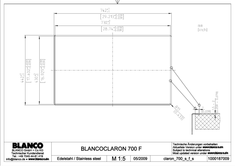Image de la première page du manuel de l'appareil CLARON 700-IF/N