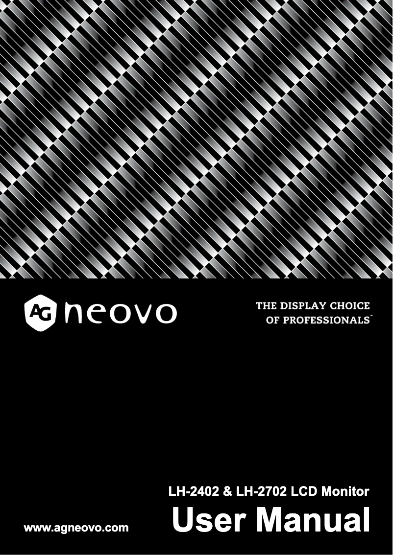 Image de la première page du manuel de l'appareil LH-2402