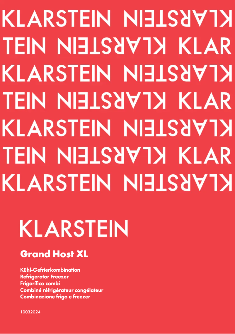 Image de la première page du manuel de l'appareil Grand Host XL