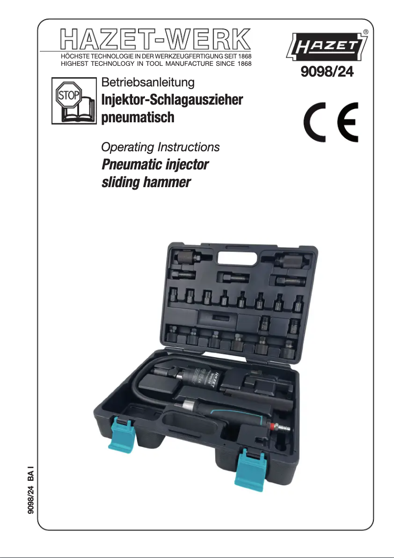 Page 1 de la notice Manuel utilisateur Hazet 9098/24