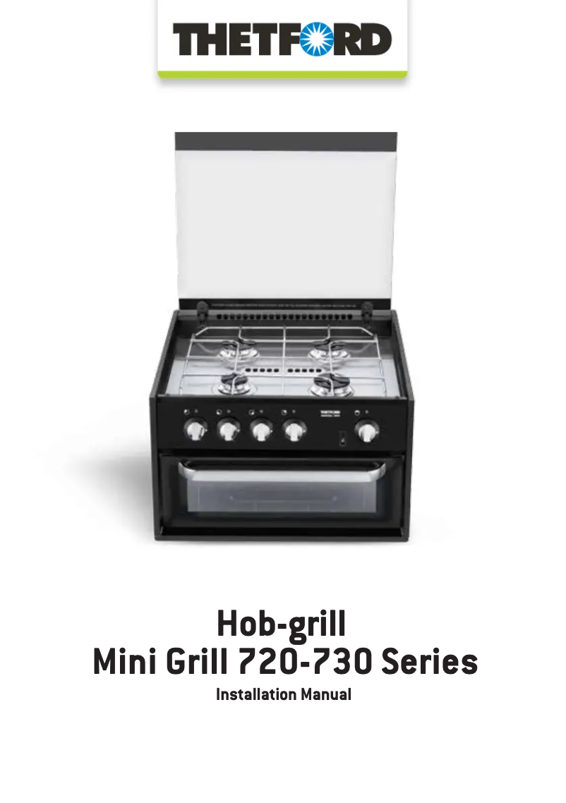 Page 1 de la notice Manuel utilisateur Thetford Mini Grill