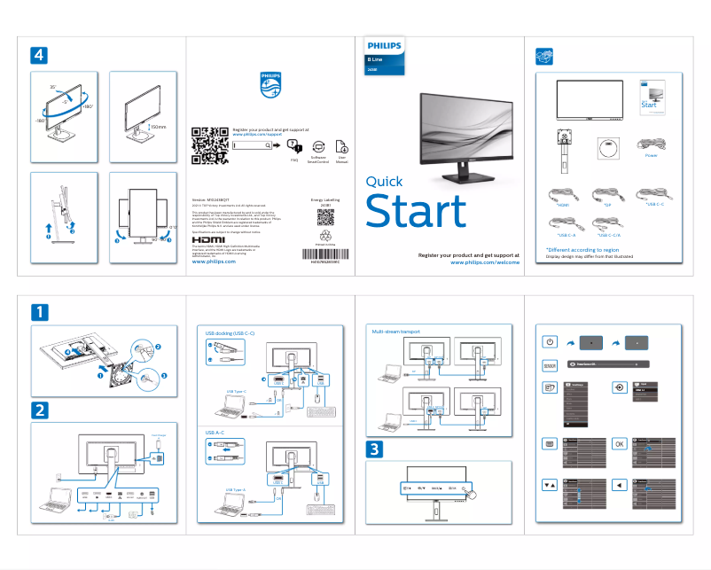First page image of the manual for B Line 243B1