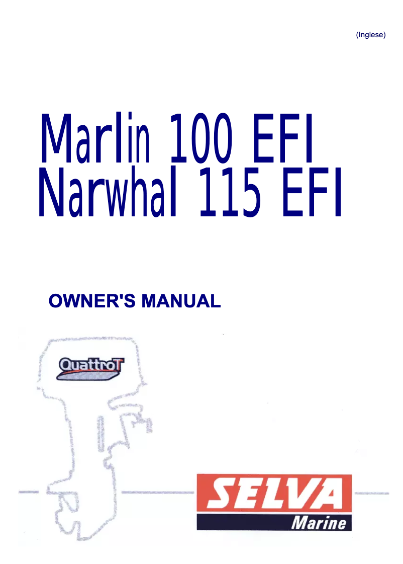 Página 1 del manual Manual de usuario Selva Narwhal 115 EFI