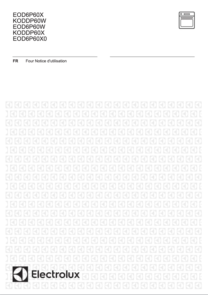 Page n°1 - Manuel utilisateur Electrolux KODDP60W