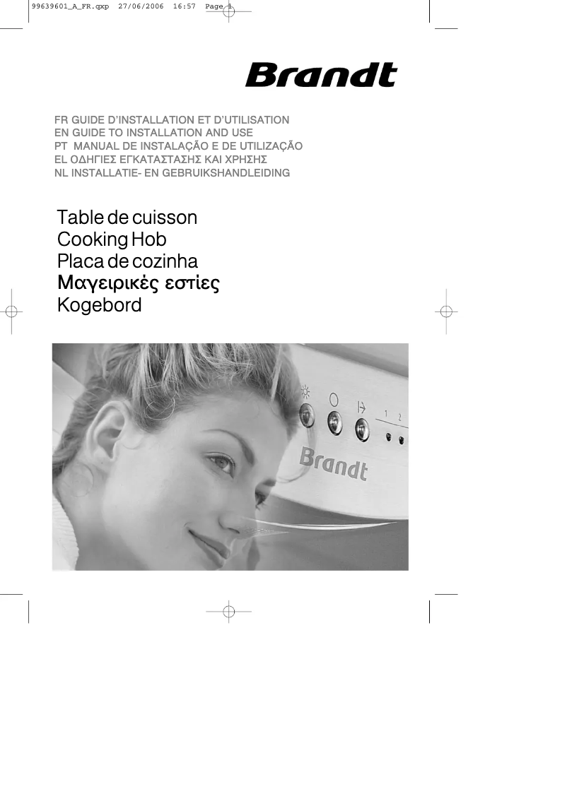 Page n°1 - Manuel utilisateur Brandt TV1000B
