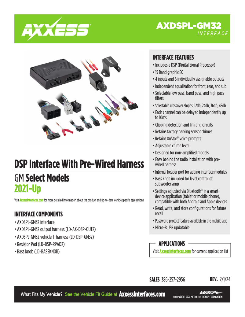 Imagen de la primera página del manual del dispositivo AXDSPL-GM32