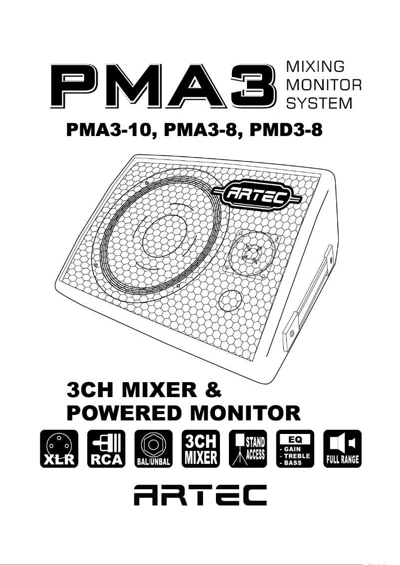 Page n°1 - Manuel utilisateur Artec PMD3-8