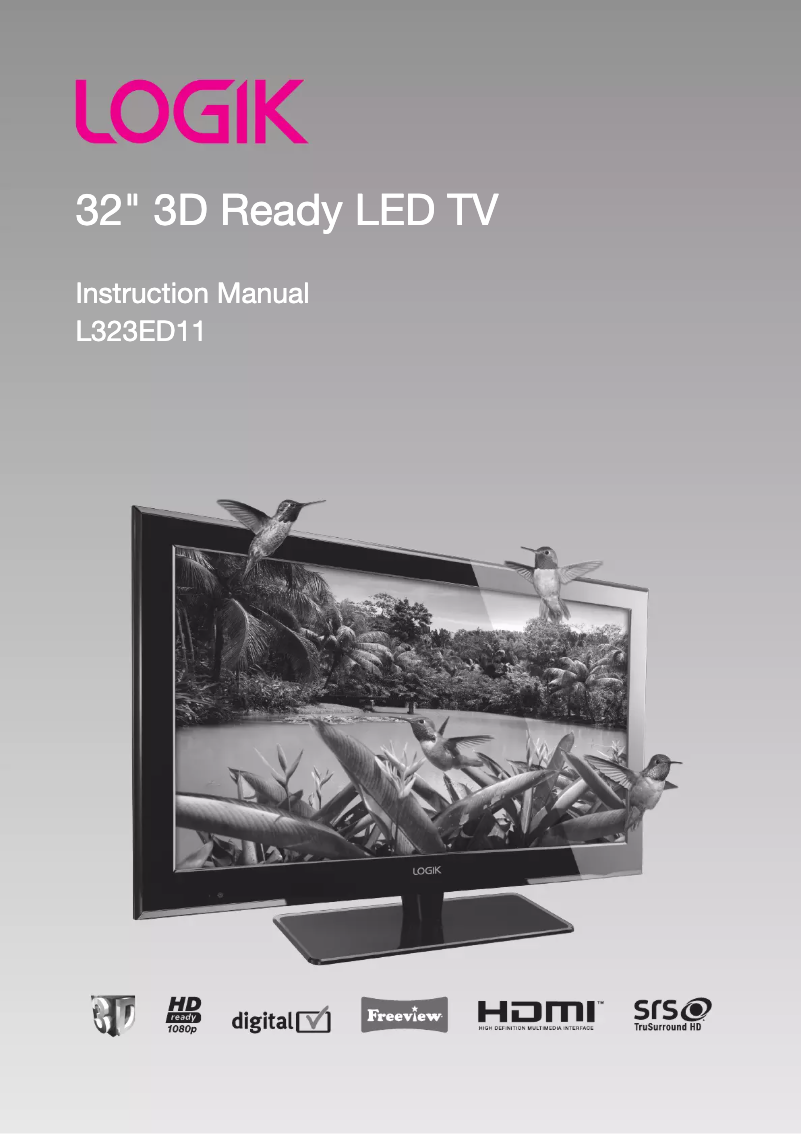Página 1 del manual Manual de usuario Logik L323ED11