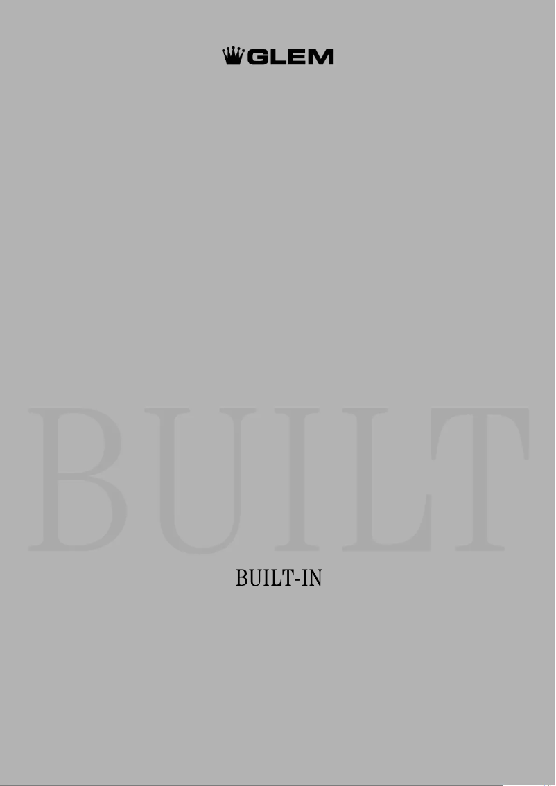 Page n°1 - Catalogue Glem Gas GT64BK