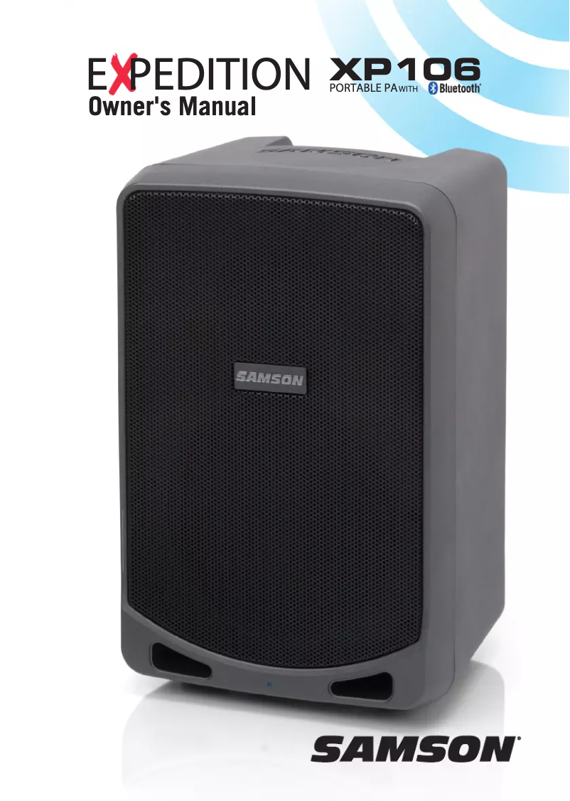 Page 1 de la notice Manuel utilisateur Samson Expedition XP106