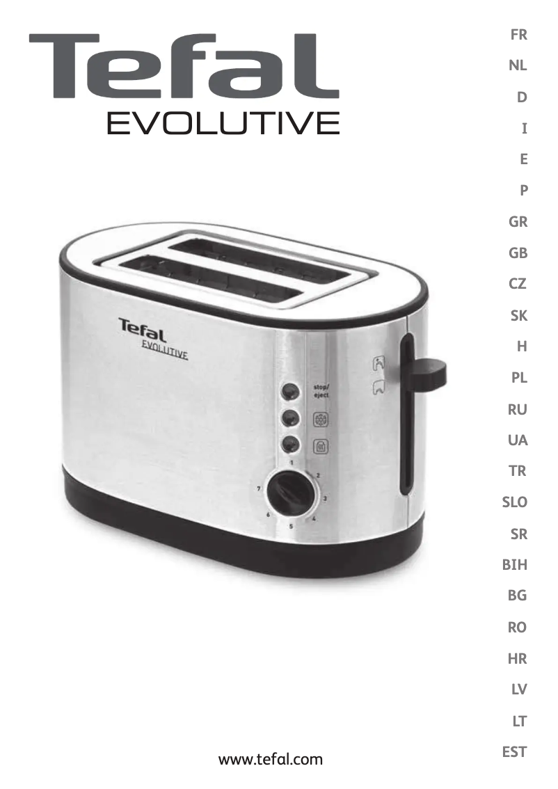 Imagen de la primera página del manual del dispositivo Evolutive TT3901