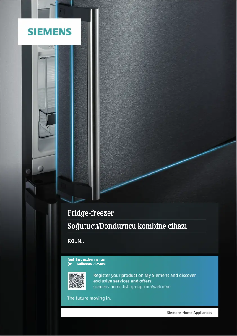 Page n°1 - Manuel utilisateur Siemens KG76NVI30M