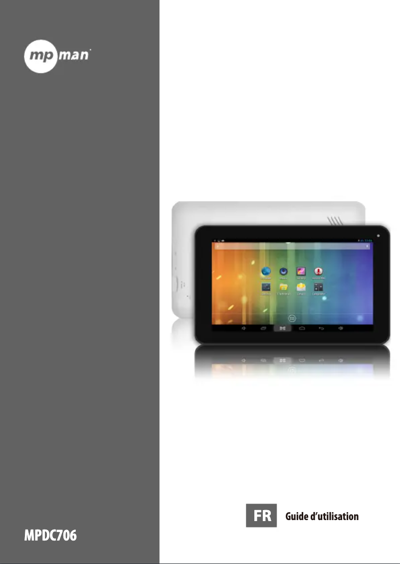 Imagen de la primera página del manual del dispositivo MPDC706