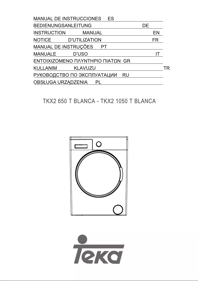 Page 1 de la notice Manuel utilisateur Teka TKX3 1060