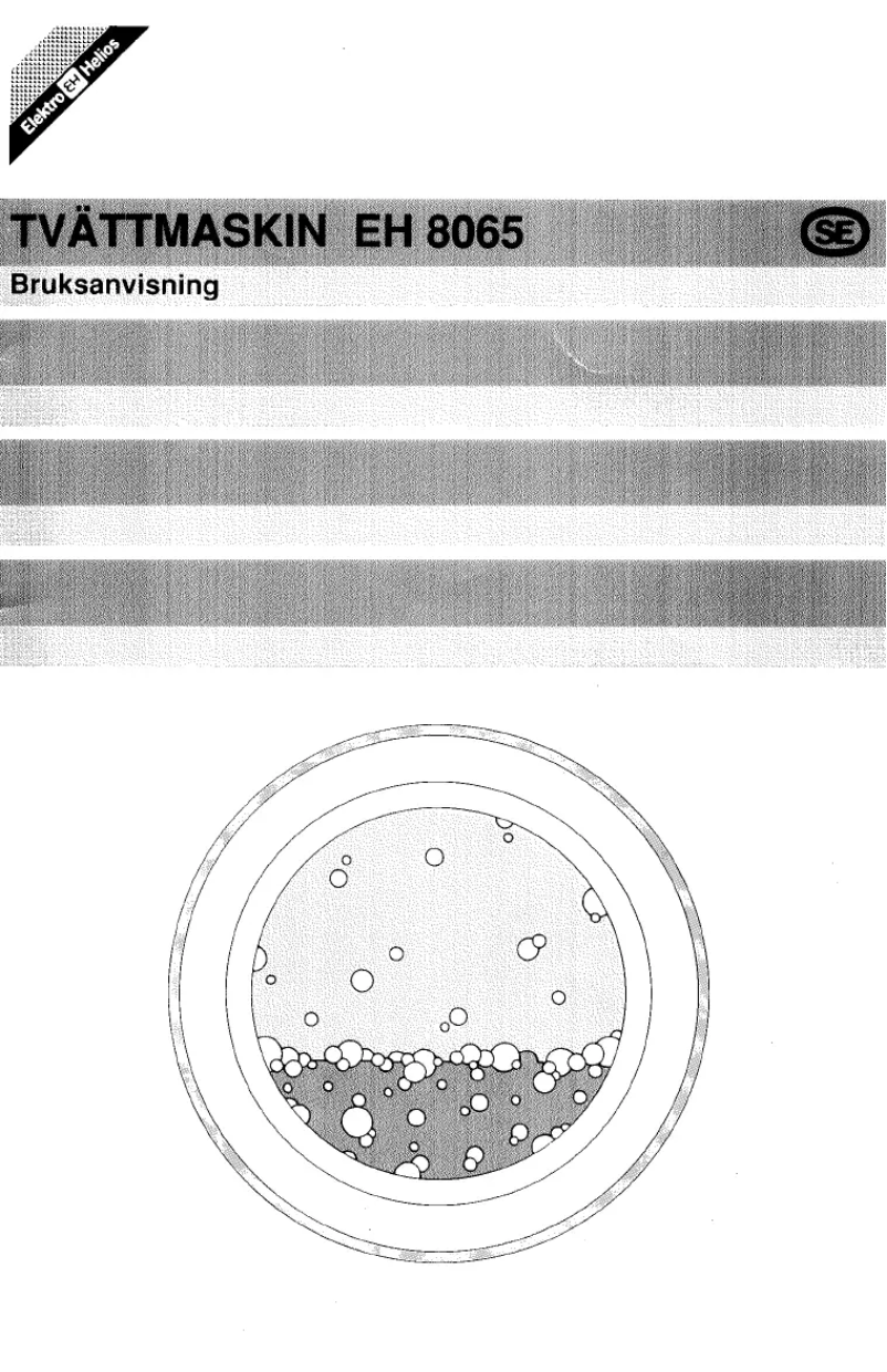 Page 1 de la notice Manuel utilisateur Elektro Helios EH8065