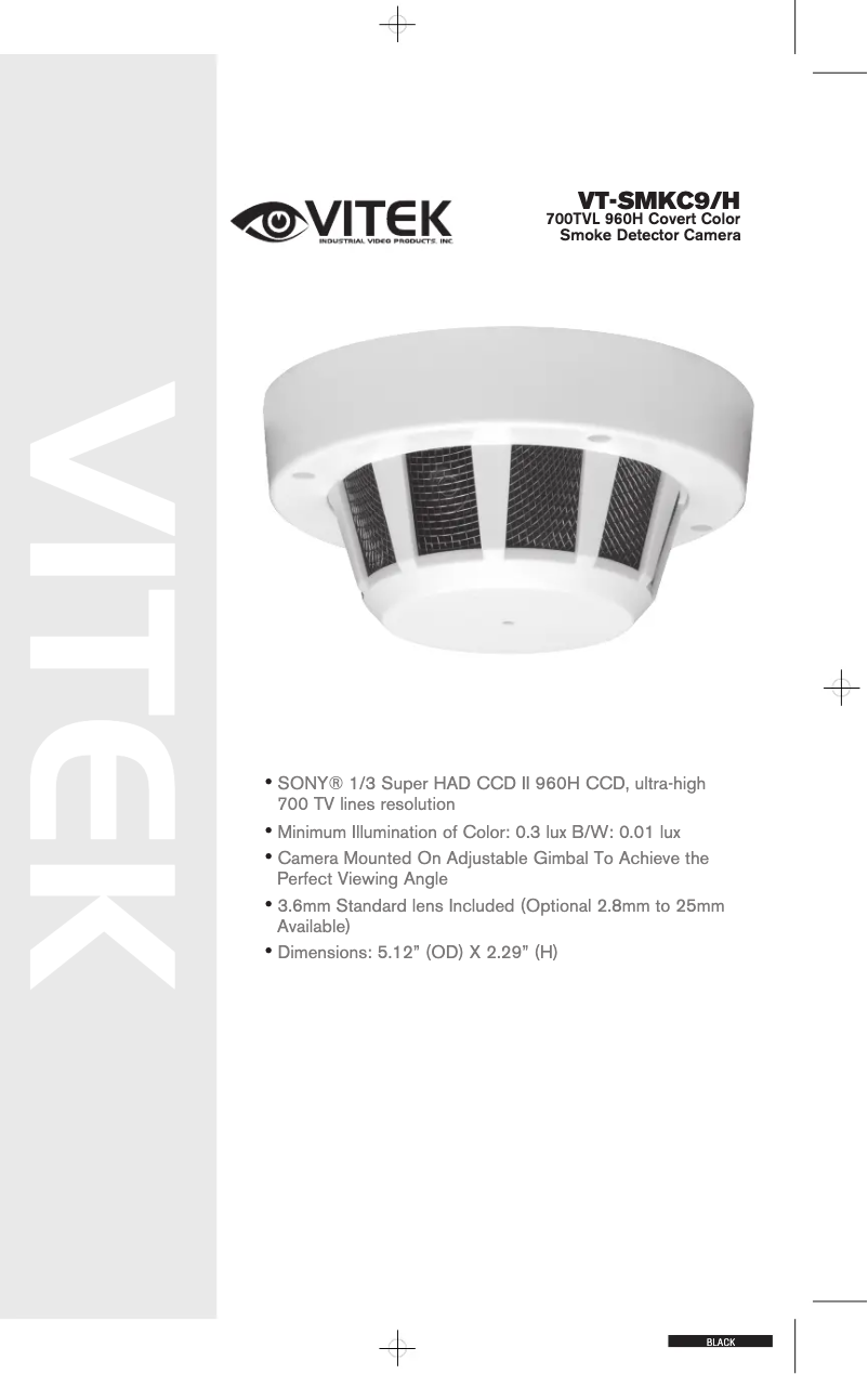 Page 1 de la notice Manuel utilisateur Vitek VT-SMKC9/H