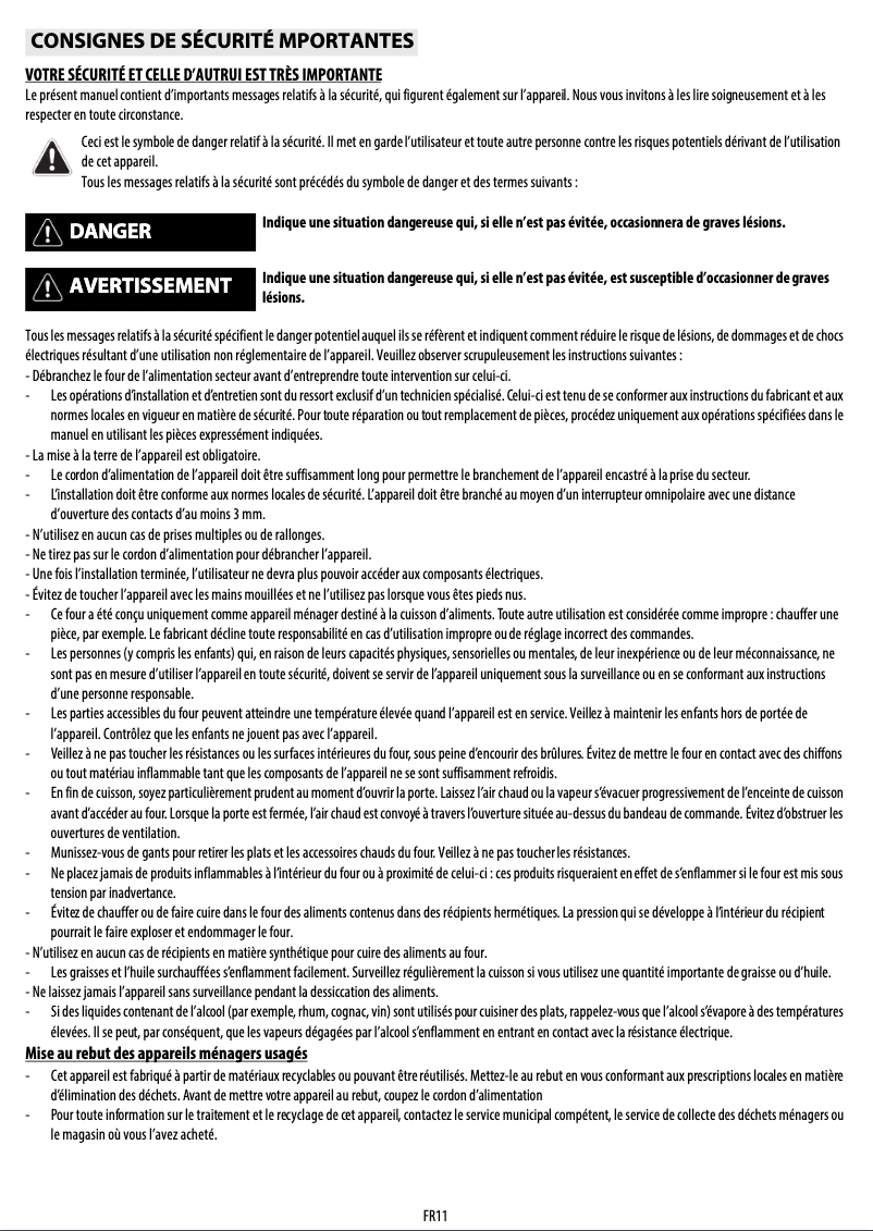 Page 1 de la notice Manuel utilisateur Whirlpool AKP 563/IX